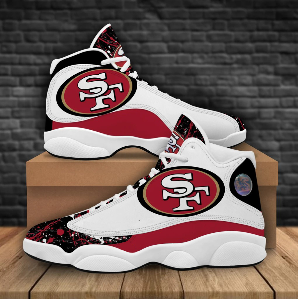 Women's San Francisco 49ers Limited Edition JD13 Sneakers 002